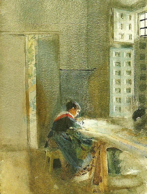 Anders Zorn interior av tapisserifabrik i madrid china oil painting image